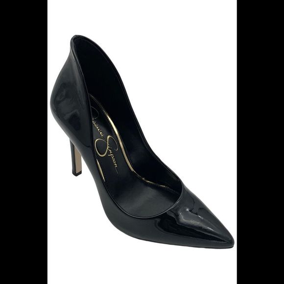 Jessica Simpson Women's Cambredge Pointed Toe Pump Black - Medium - Picture 1 of 3